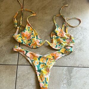 Hello Molly Swim medium top small bottom